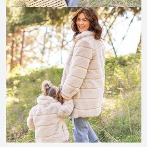 Joe Fresh x Jillian Harris Faux Fur Coat - NWT